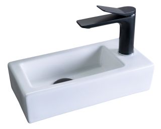 Раковина Gid N9272L 61105L подвесная белая 36.5x18x9